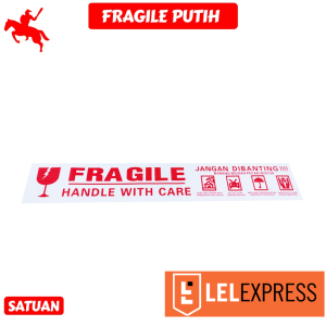 [TERLARIS] KSATRIA Tape Lakban Fragile 48MM X 60 / 80 Yard -Pcs