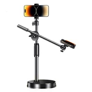 Overhead Tripod Table Tabletop Shootings Stand Tripods Mobile Phone Holder Boom Arm for Live Streaming