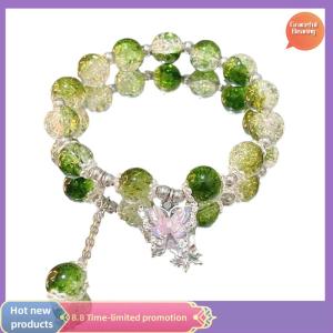 Graceful Light Luxury Sweet Tassel Bracelet For Women Girls Fashion Fantasy Beaded Elastic Rope Bracelet Jewelry Accessories Gifts