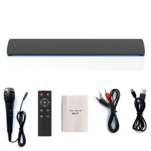 Karaoke Microphone TV Soundbar Wireless Bluetooth V5.0 Speaker Home Music Party Mic Sound Bar