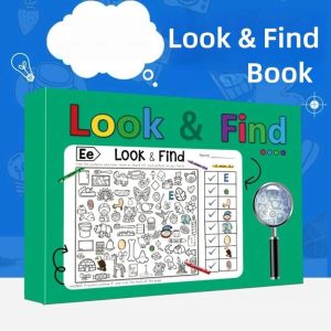 UTOPUS Thicken Paper Find  Color Book Interactive Enhanced Attention Hidden Object Coloring Book  Observation Skills Seek  Color Book for Kids