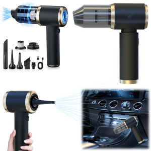 【New Arrival】 Wireless Handheld Vacuum Cleaner Rechargeable Cordless Dust Duster for Car Interior and Household Cleaning Compact Design