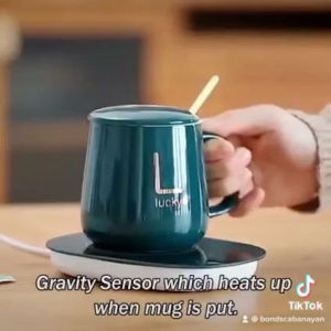 55 Degree Constant Temperature Coffee Mug Warmer Smart Thermostatic Coasters Mugs and Warmer Pad
