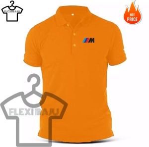 Embroidery/Sulam IIM Sports Car Logo Collar T-Shirt for Men/Women with regular cutting code (IM02)
