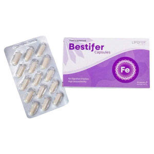 Bestifer Capsules Sắt hướng đích Bestifer dạng viên giúp bổ sung sắt bầu sau sinh trẻ từ 12 tuổi