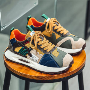 BOSINDO-Sepatu kets kasual gaya Korea musim panas baru 2025 untuk pria k52 - sol tebal dan serbaguna Sepatu olahraga sepatu kets kasual sepatu tren semua usia