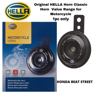 HONDA BEAT STREET |HELLA MOTORCYCLE HORN 1PC | MOTORCYCLE DISC HORN | Super Loud | High Quality |Durable|Easy to install