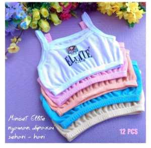 Miniset Remaja Murah Miniset Kaos Set Isi 6 Pcs- kaos dalam anak SD- SMP