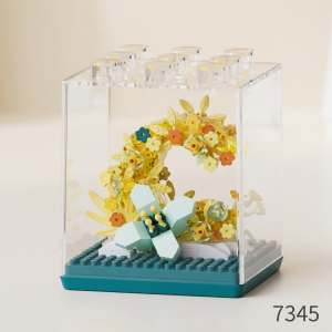 Bộ đồ chơi lắp ráp mô hình 3D DIY hộp hoa vĩnh cửu có thể xếp chồng | Baystore
