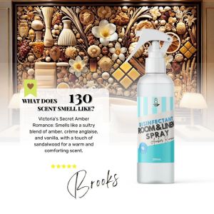 My Home 130 A ROMANCE Premium Room and Linen Disinfectant Spray Paraben Free Car Bathroom Freshener