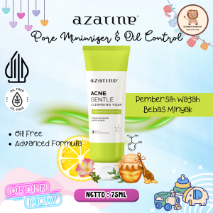 Azarine Acne Gentle Cleansing Foam With Salicylic Acid / Pembersih Wajah Berjerawat Dengan Salicylid Acid 75ML