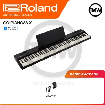 Roland GO:PIANO88X GO-88PX Digital Electronic Keyboard Keys Touch Sensitive LCD gopiano Bluetooth Support GO PIANO 88 GO-88P X GO88PX [LIMITED STOCK]