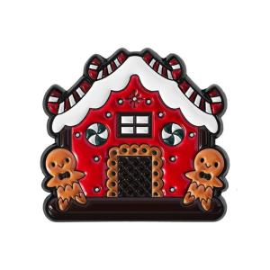 Lễ hội Gingersnap Cookie Kitten BROOCH Kim gút món quà giáng sinh cho bạn bè kỳ nghỉ gia đình phụ kiện