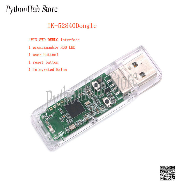NRF52840 Dongle Bluetooth Low Energy Desktop Edition ตัวประมวลผล NRF ...