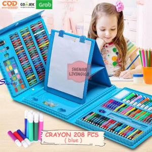 CRAYON 208 PCS / PENCIL WARNA / ALAT MENGGAMBAR / CRAYON SHENAR