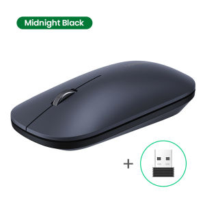 UGREEN Wireless Mouse 4000 DPI Silent Buttons 3cm Thin Slim 2.4 GHz with USB Mini Receiver Ambidextrous PC/Mac/Laptop
