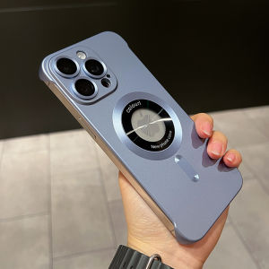 HEXDRAGON เคสโทรศัพท์ฝาครอบแม่เหล็กแบบแข็งบางไร้ขอบสำหรับ Apple iPhone 15 14 13 12 Promax 15 Pro 14 Pro 13 Magsafe เคสไอโฟนใส่โทรศัพท์
