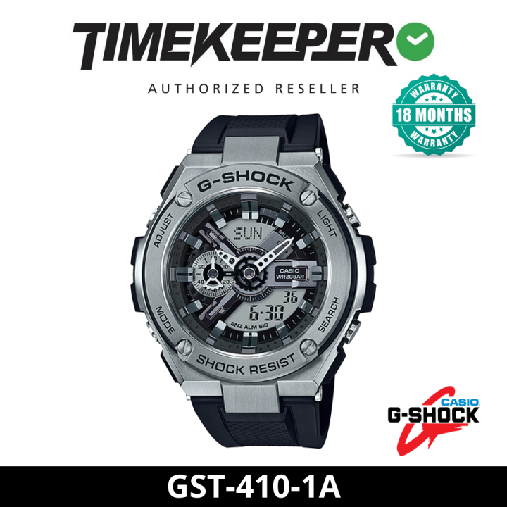 CASIO G SHOCK GST 410 1A Stainless Steel Bezel Men Watch Lazada