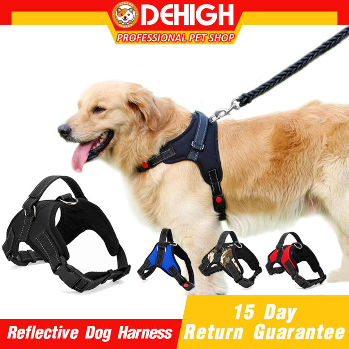 Reflective Dog Harness Vest Adjustable Breathable for Small Medium and Large Dog Harness Vest Pet Supplies