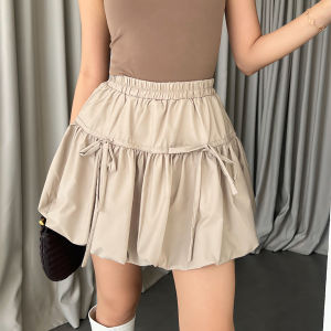 LOTUS Claudy Skirt - Rok Pendek Balon Wanita Korean Basic Mini Skirt Highwaist Coquette Ballon Skort
