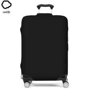 COSLIFE Business Black Thickened Luggage Cover 18/24/28/32 Inch High Elastic Suitcase Spandex Protector Case