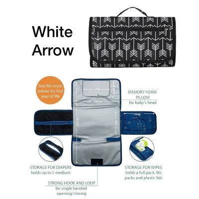 [SG Stock]Waterproof Baby Changing Pad - Portable & Foldable for Travel (Soft & Easy Clean)