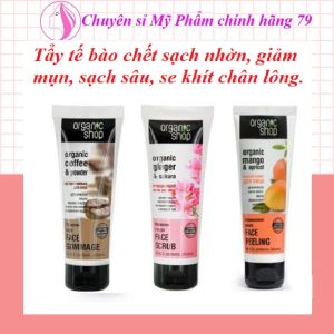 Tẩy tế bào chết Coffee sạch nhờn ngừa mụn trắng sáng da không làm khô da