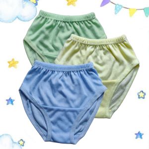 ( PAKET HEMAT ) 12 PCS CELANA DALAM ANAK POLOS WARNA PASTEL USIA 1-8 THN CD ANAK BAHAN LIBBY VELVET