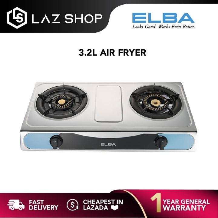 Elba 2 Burner Gas Stove EGSF7112(SS) Stainless Steel Kitchen Stove
