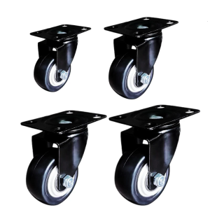 4Pcs Heavy Duty Furniture Wheel Casters Quiet Trolley Wheel 360 Swivels Casters for Trolley Home Office Desk Chair