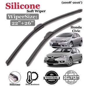 Honda Civic Silicone Soft Wiper SF22 SF26