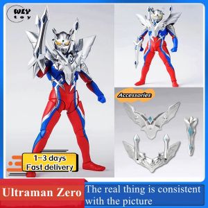 (Malay spot) New SHF18cm Ultraman Zero multi-accessory multi-joint movable toy model childrens gift Plastic Figures toys