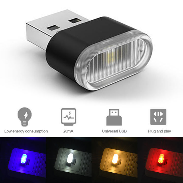 JaneDream Mini Car USB Atmosphere Light LED USB Night Light Modeling