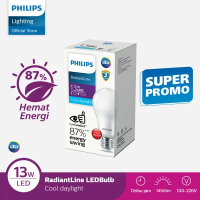 Philips Lampu LED Radiantline LEDBulb 13W 6500K Putih