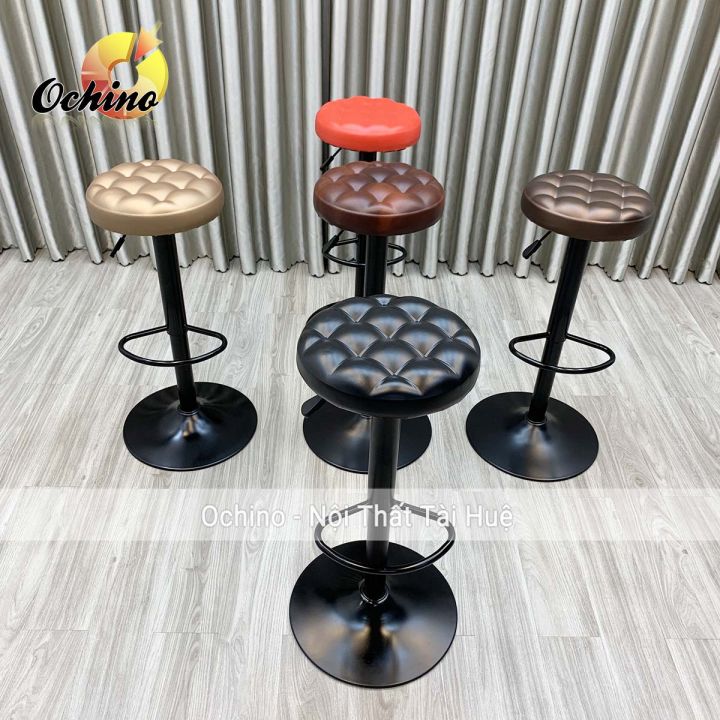 (FREESHIP) Ghế Quầy Bar, Ghế Chụp Hình Chân Cao 60-80Cm Mẫu Tròn Múi ...
