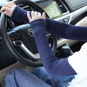 1 Pair Autumn And Winter Warm Sleeves For Men And Women In Air-conditioned Rooms Arm Sleeves Thickened And Velvet Loose Elbow Joint Sleeves Warm Velvet