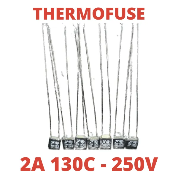 TERMOFUSE KIPAS ANGIN 2A 130C 250V (1 BIJI) TF THERMO TERMO FUSE ...