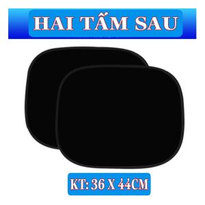 Tấm che nắng ô tô - Tấm che nắng cao su non cửa bên ô tô xe hơi - Tự hút không cần đế hích tháo lắp dễ dàng đa năng