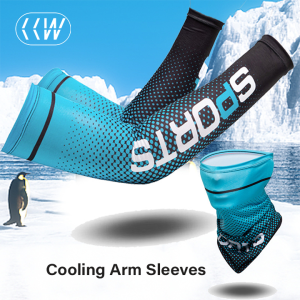 CCW Cooling Arm Sleeves Breathable Ice Silk Cover Sun UV Protection Cycling Sleeves Outdoor Sports Arm Sleeves for Men Women