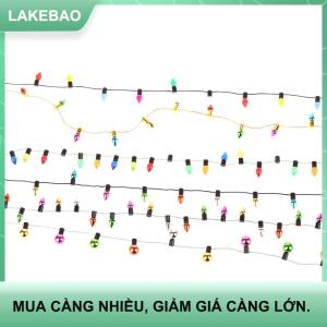 【LAKEBAO】 1:12 1 chuỗi của đèn giả giáng sinh trang trí tốt Dollhouse thu nhỏ đồ nội thất Mini Phụ Kiện chuỗi đèn