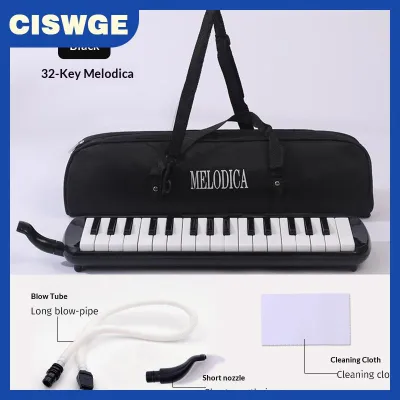 CISWGE 32 Phím Melodica Với Melodica Túi Pianica Ống Miệng Harmonica Organ Người Mới Bắt Đầu Nhạc Cụ Kid Quà Tặng