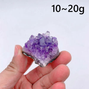 1PC Natural Raw Ore Amethyst Raw Ore Crystal Cluster Ornaments Purification Degaussing Healing Energy Stone Can Diy Crystal Jewelry Random Raw Angel Aura Amethyst Cluster Quartz Crystal Stone Geode Specimen Home Healing
