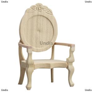 [COD] Undis 1:12 Dollhouse Miniature Chair Armchair Furniture Home Model Decor Toy Doll House Accessories