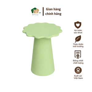 Bàn cánh hoa decor gỗ dáng chữ A độc đáo - Bàn gỗ nhỏ decor phòng khách phòng ngủ phòng làm việc - D43.2 H56 cm