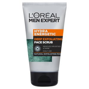 LOreal Paris Men Expert Face Scrub Hydra Energetic Deep Exfoliating Face Wash for Men 100 ml