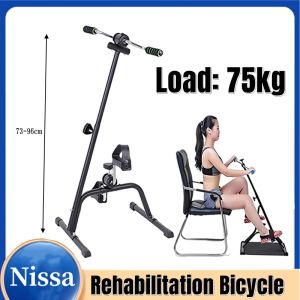 Rehabilitation Bicycle Portable Adjustable Elderly Indoor Fitness Exercise Bike Arm and Leg/ Feet Exercise