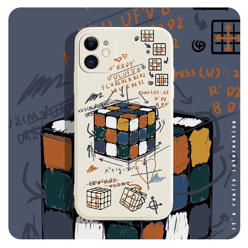 Fashion Rubik s Cube Phone Case For iPhone 12 11 Pro Max X XS XR