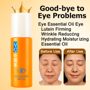 Lutein VC Eye Serum Oil Anti Wrinkle And Line Lightening Roll On Eye Oil Removes Eye Bags Dark Circles And Firms
