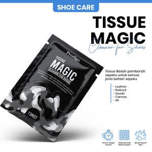 Prodigo * Tissue Magic Cleaner I Tissue Basah Pembersih Sepatu I Quick Wipes Shoe Cleaner I Tisu Basah Perawatan Sepatu