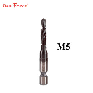 Screw Tap Drill Bits M3 M4 M5 M6 M8 M10 HRC89 TiAlN Coated HSS M35 Cobalt Taper Countersink Metric Combination Bit 1/4" IN Hex Quick Change Shank Heavy Duty Stainless Steel the price is for 1 pieces and 1 size please choose the size you need.